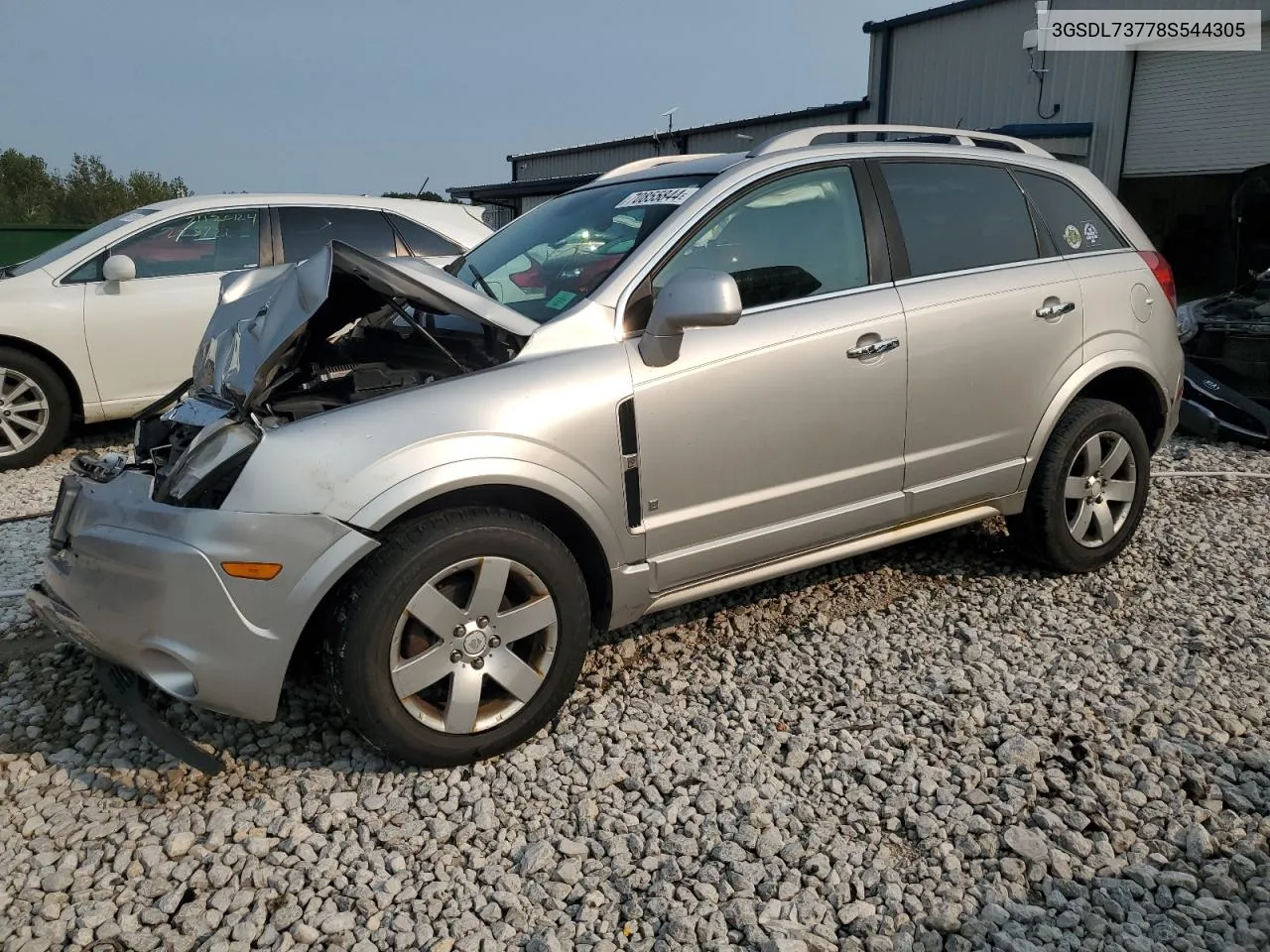 2008 Saturn Vue Xr VIN: 3GSDL73778S544305 Lot: 70855844