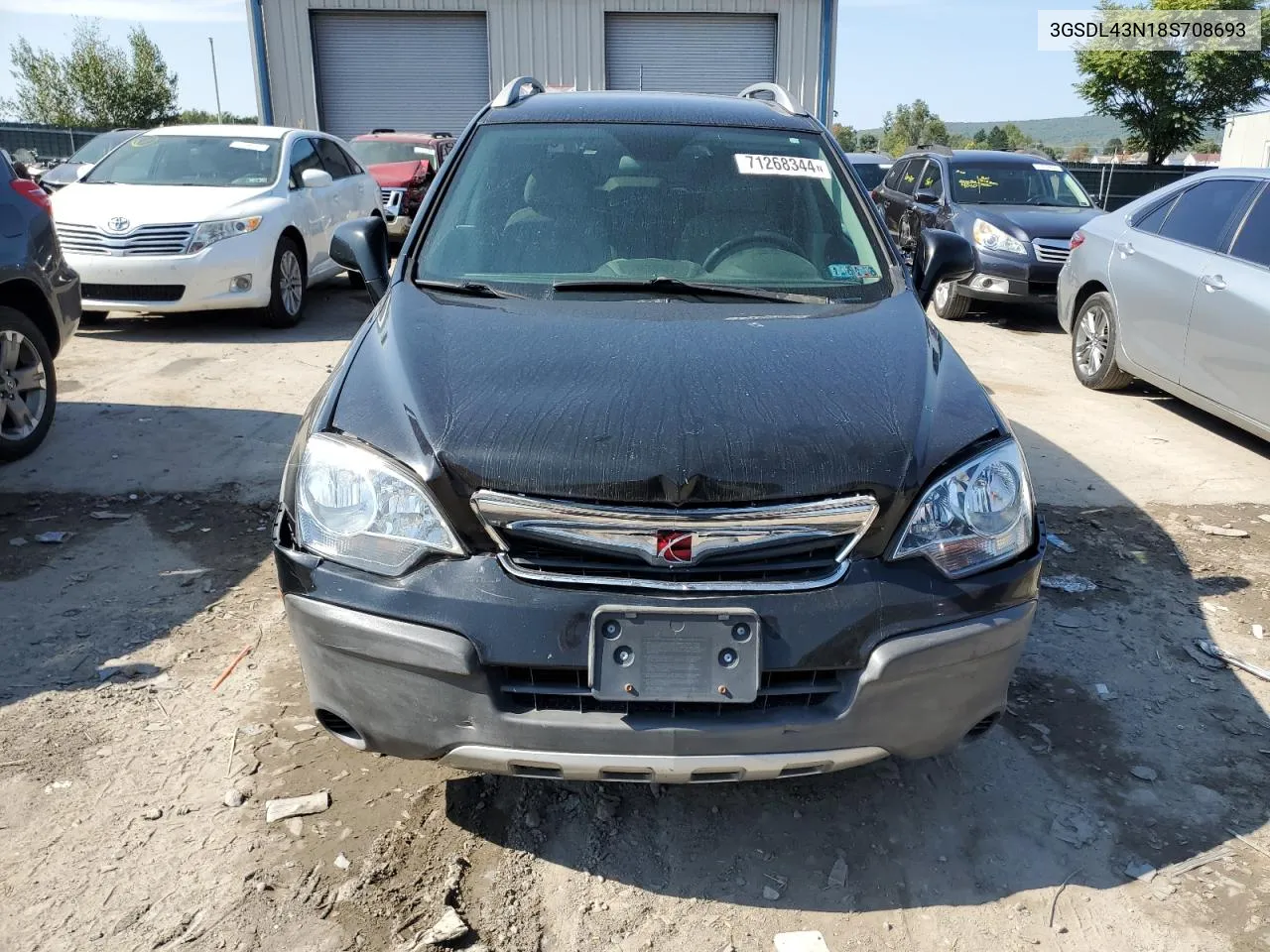 2008 Saturn Vue Xe VIN: 3GSDL43N18S708693 Lot: 71268344