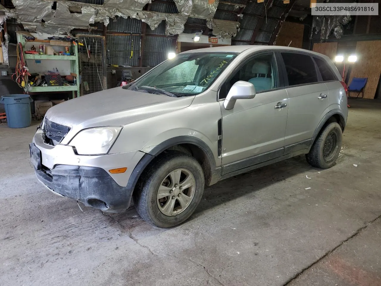 2008 Saturn Vue Xe VIN: 3GSCL33P48S691816 Lot: 71894664