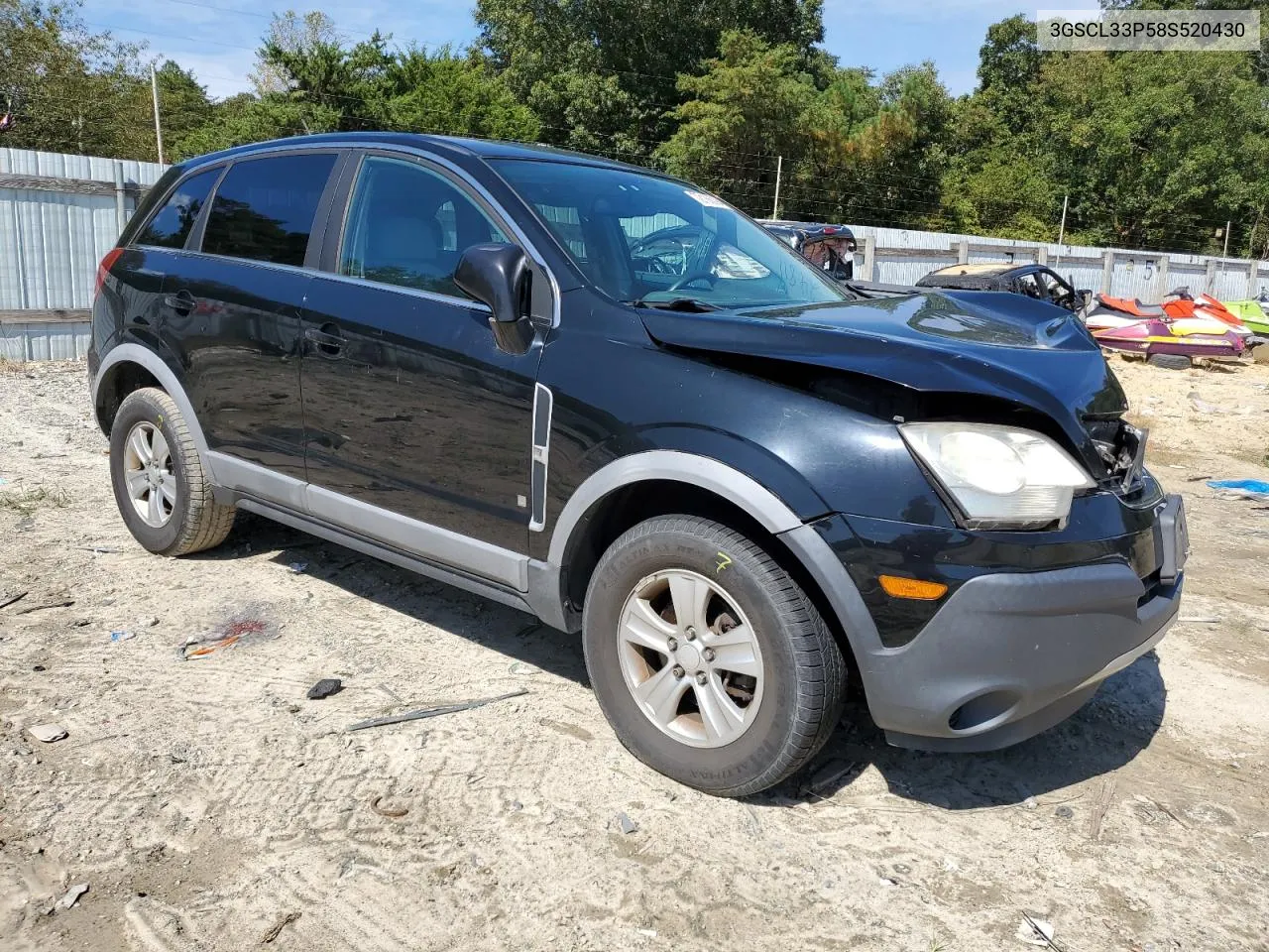 2008 Saturn Vue Xe VIN: 3GSCL33P58S520430 Lot: 72166394