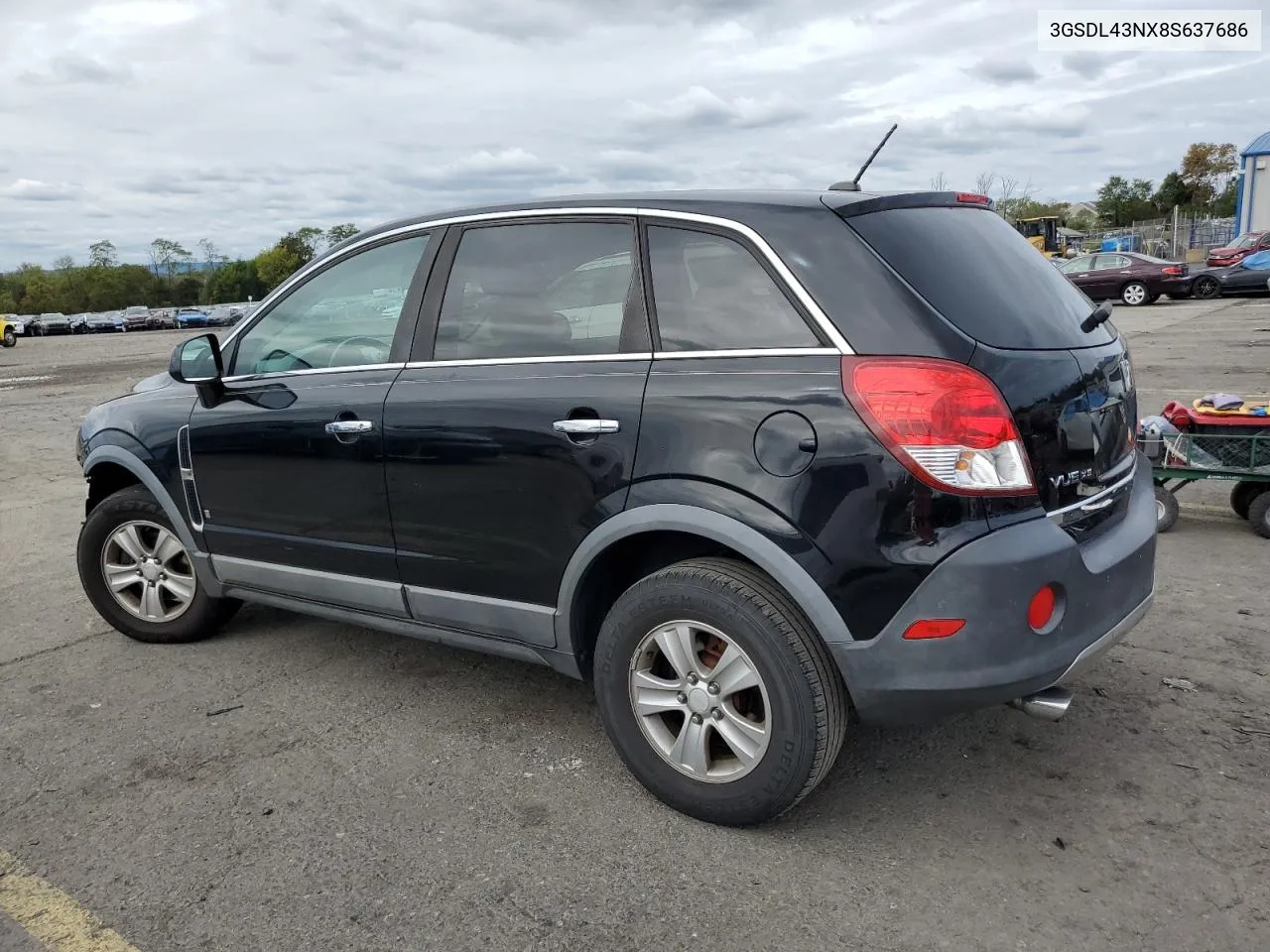 2008 Saturn Vue Xe VIN: 3GSDL43NX8S637686 Lot: 73126204