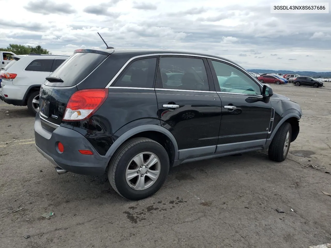 2008 Saturn Vue Xe VIN: 3GSDL43NX8S637686 Lot: 73126204