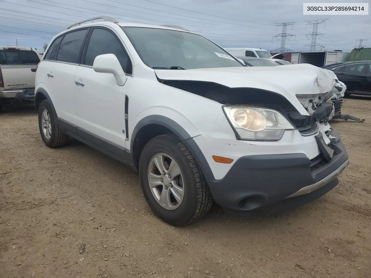 2008 Saturn Vue Xe VIN: 3GSCL33P28S694214 Lot: 73237464