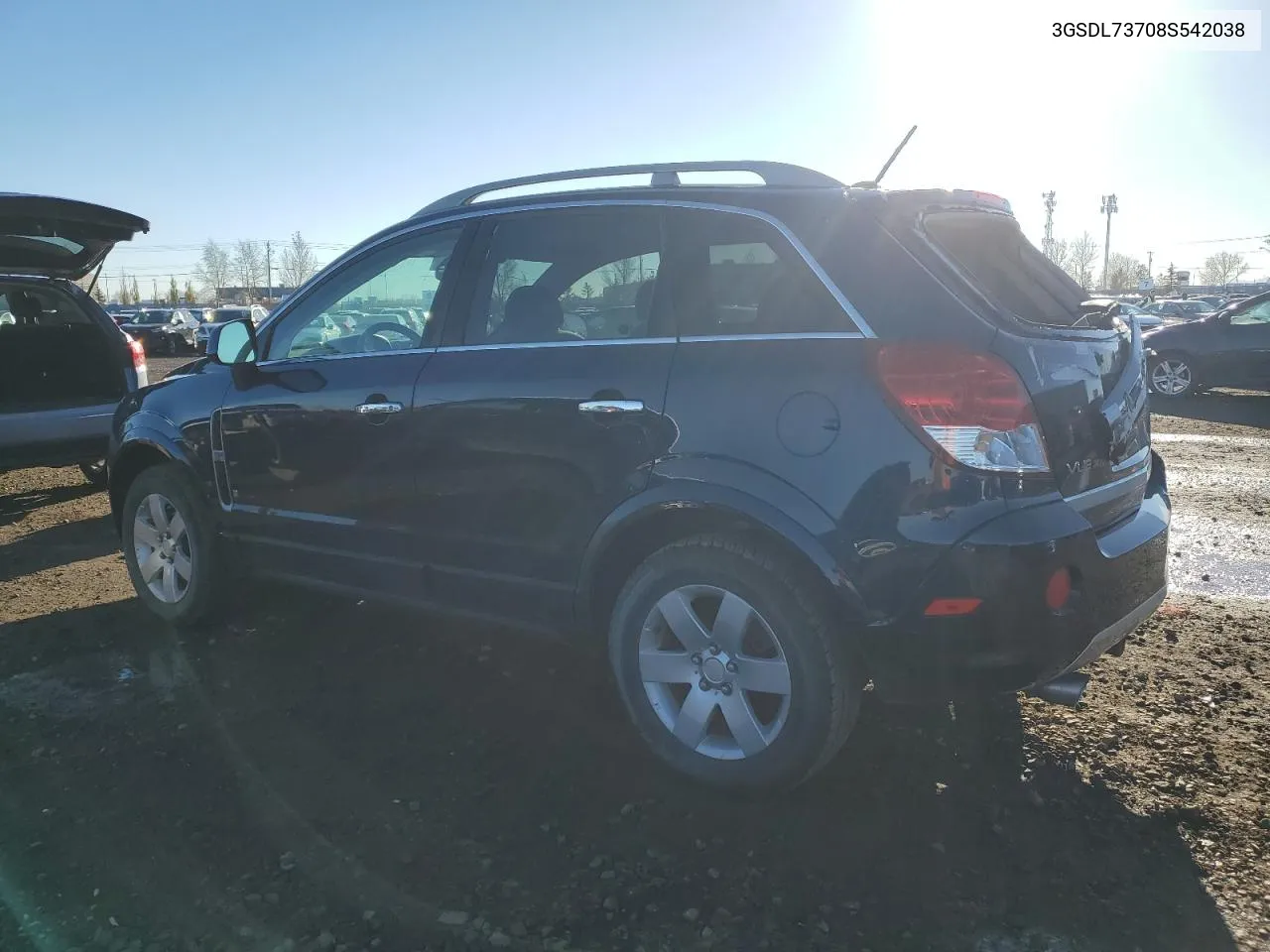 2008 Saturn Vue Xr VIN: 3GSDL73708S542038 Lot: 73756474