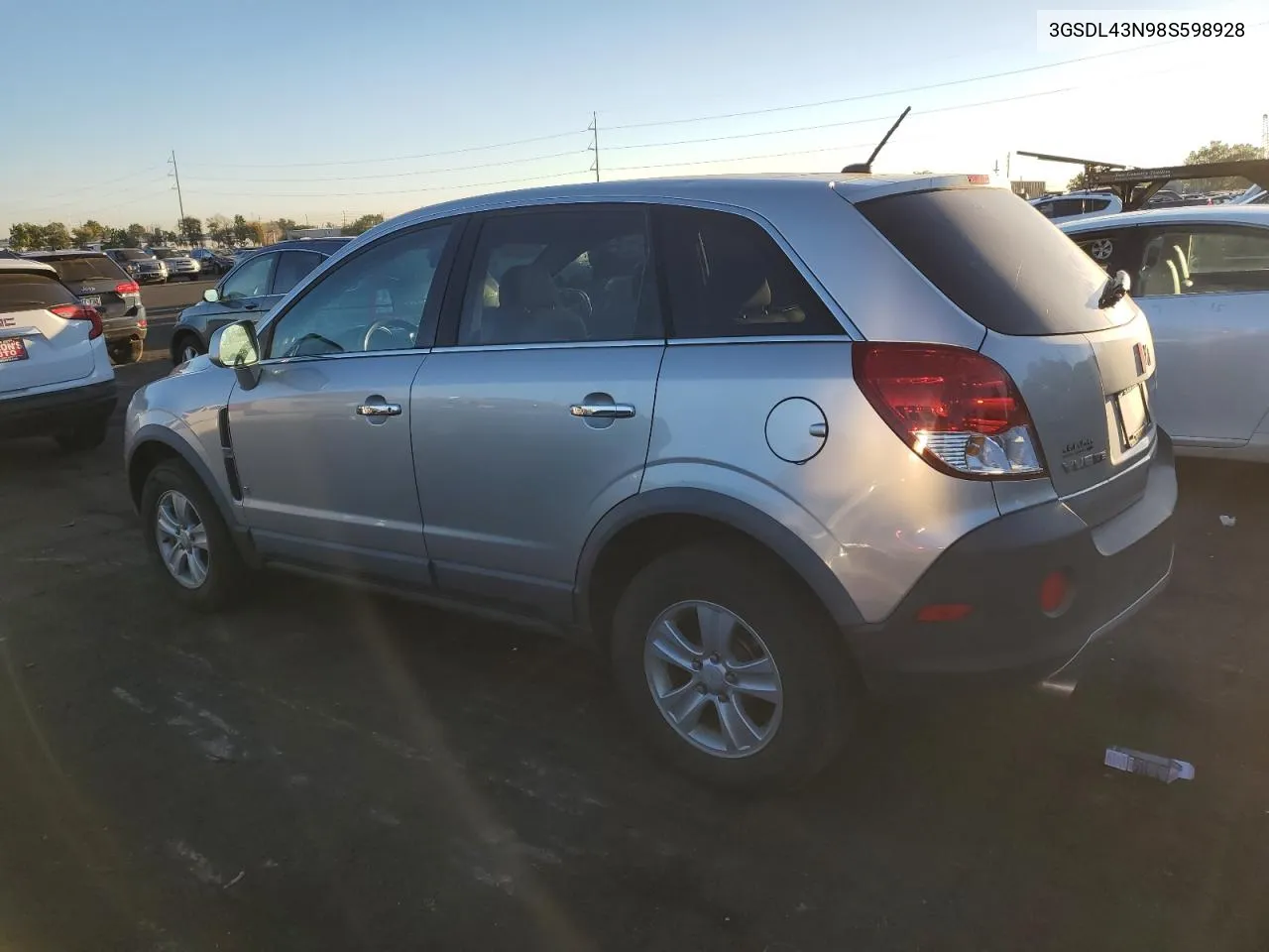 2008 Saturn Vue Xe VIN: 3GSDL43N98S598928 Lot: 73807384