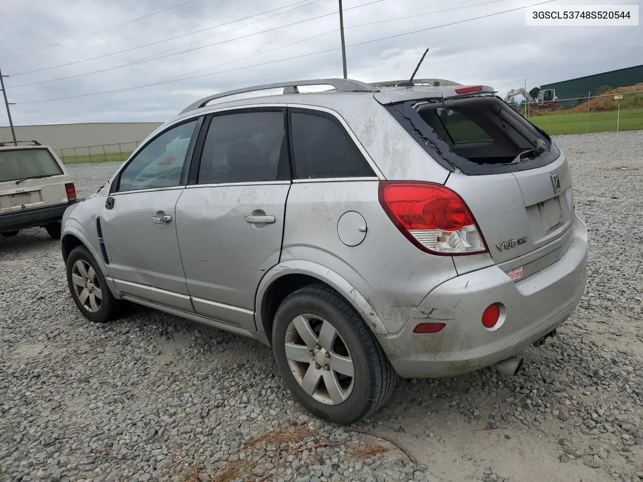 2008 Saturn Vue Xr VIN: 3GSCL53748S520544 Lot: 74010624