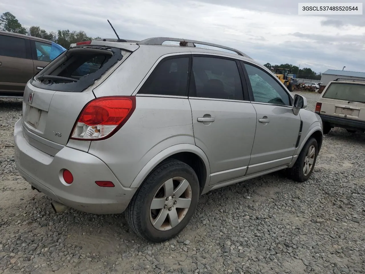 2008 Saturn Vue Xr VIN: 3GSCL53748S520544 Lot: 74010624