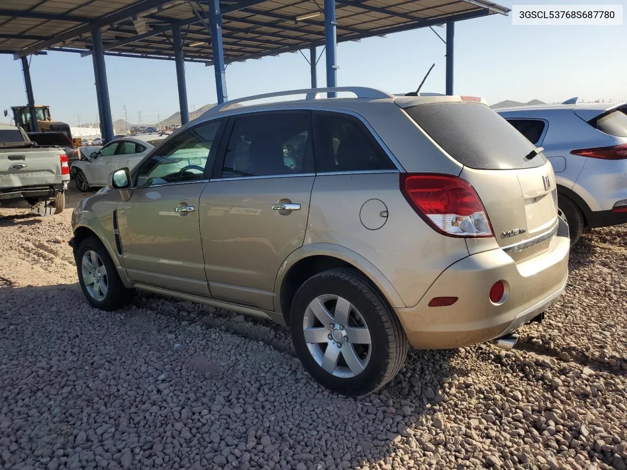 2008 Saturn Vue Xr VIN: 3GSCL53768S687780 Lot: 74306624