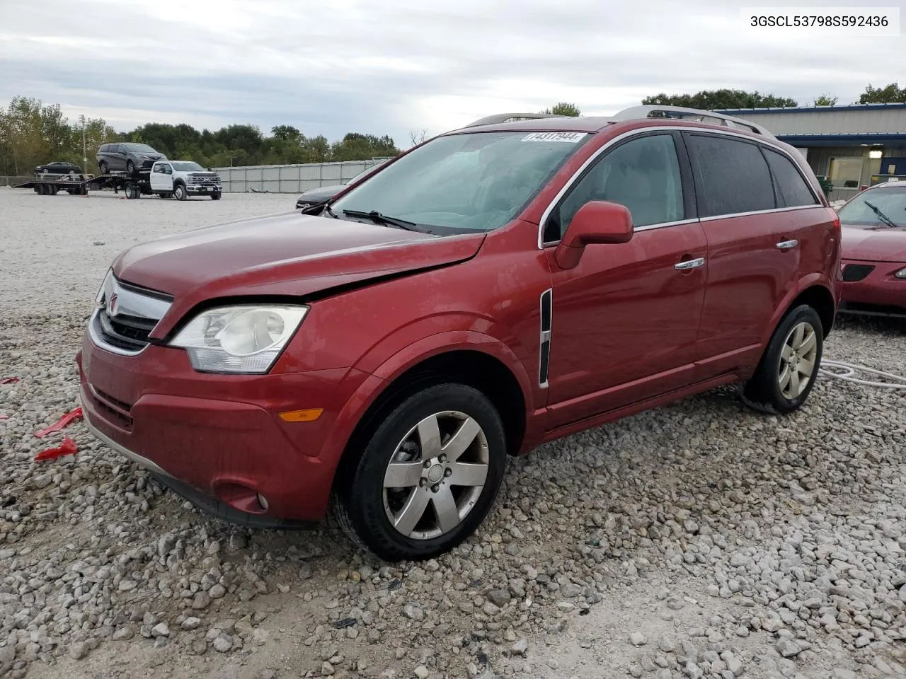 2008 Saturn Vue Xr VIN: 3GSCL53798S592436 Lot: 74317944