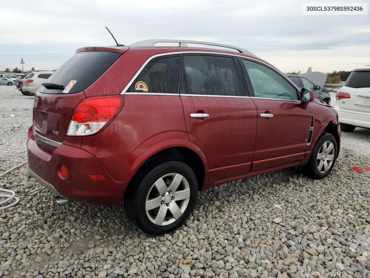 2008 Saturn Vue Xr VIN: 3GSCL53798S592436 Lot: 74317944