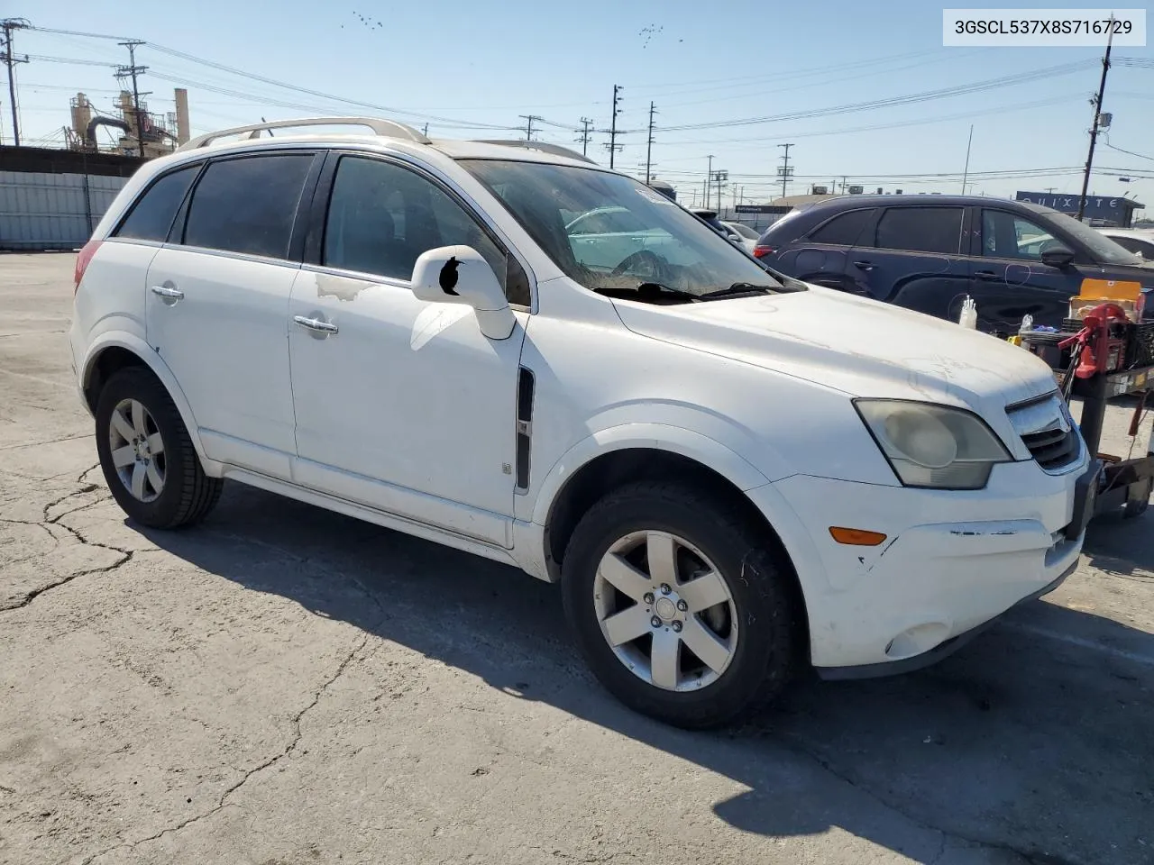 2008 Saturn Vue Xr VIN: 3GSCL537X8S716729 Lot: 74380444