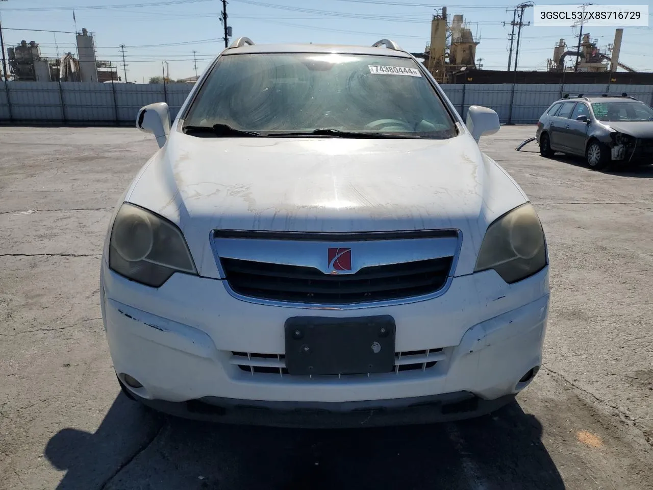 2008 Saturn Vue Xr VIN: 3GSCL537X8S716729 Lot: 74380444