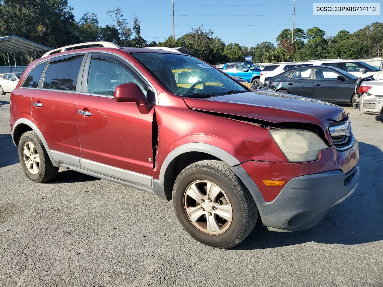 2008 Saturn Vue Xe VIN: 3GSCL33PX8S714113 Lot: 74468954