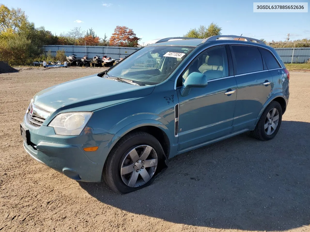 2008 Saturn Vue Xr VIN: 3GSDL63788S652636 Lot: 74677054