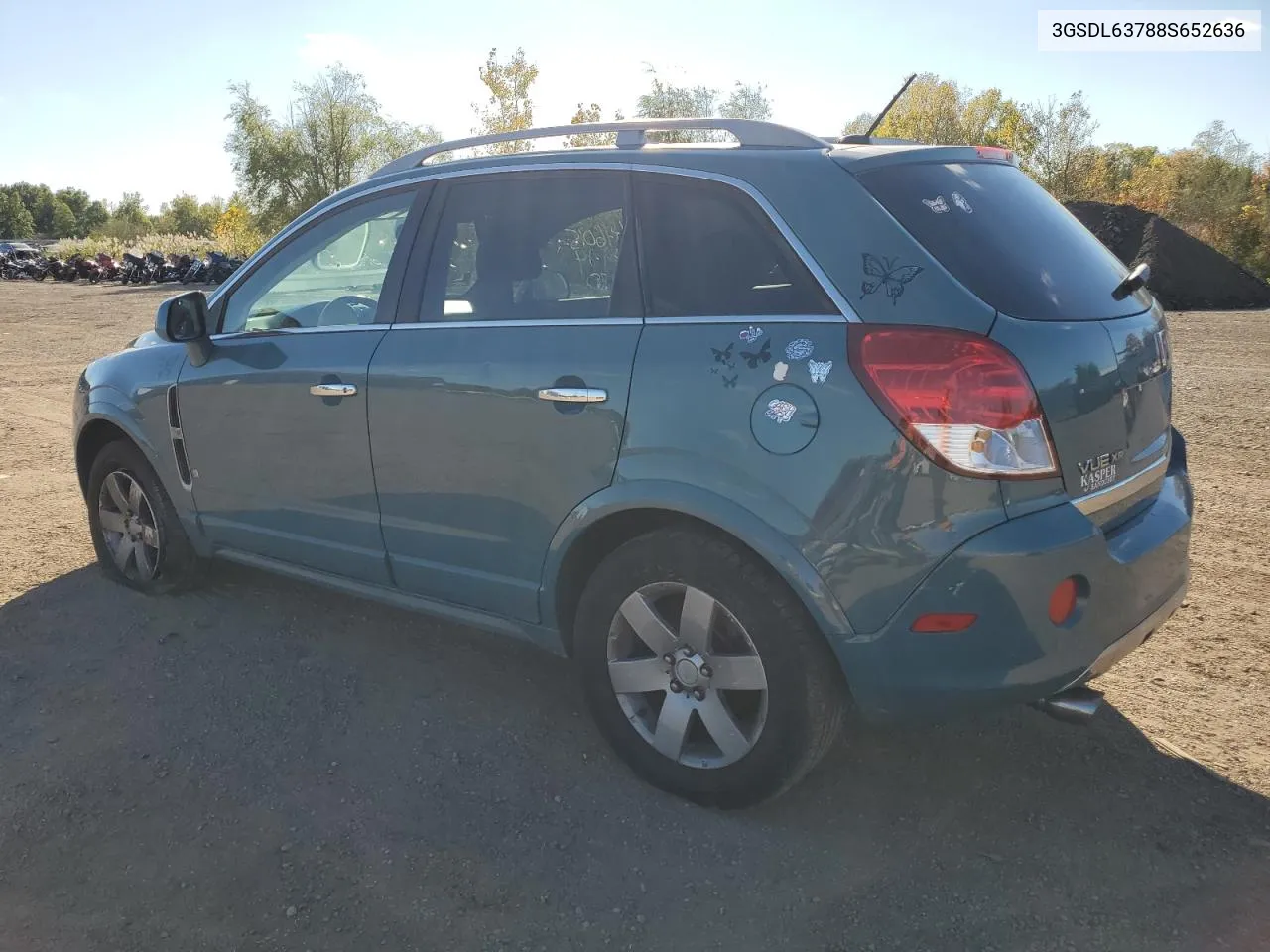 2008 Saturn Vue Xr VIN: 3GSDL63788S652636 Lot: 74677054