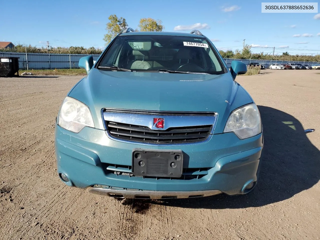 2008 Saturn Vue Xr VIN: 3GSDL63788S652636 Lot: 74677054