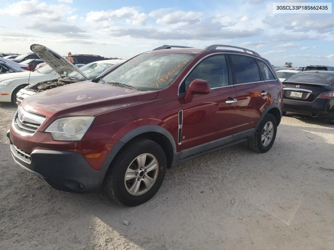 2008 Saturn Vue Xe VIN: 3GSCL33P18S662435 Lot: 74868064