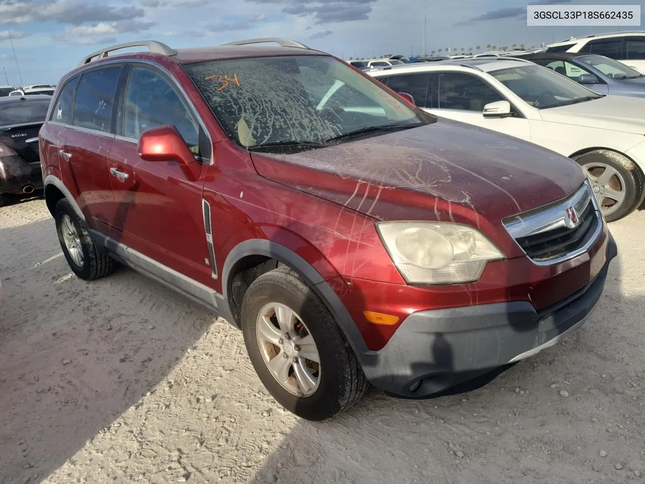 2008 Saturn Vue Xe VIN: 3GSCL33P18S662435 Lot: 74868064