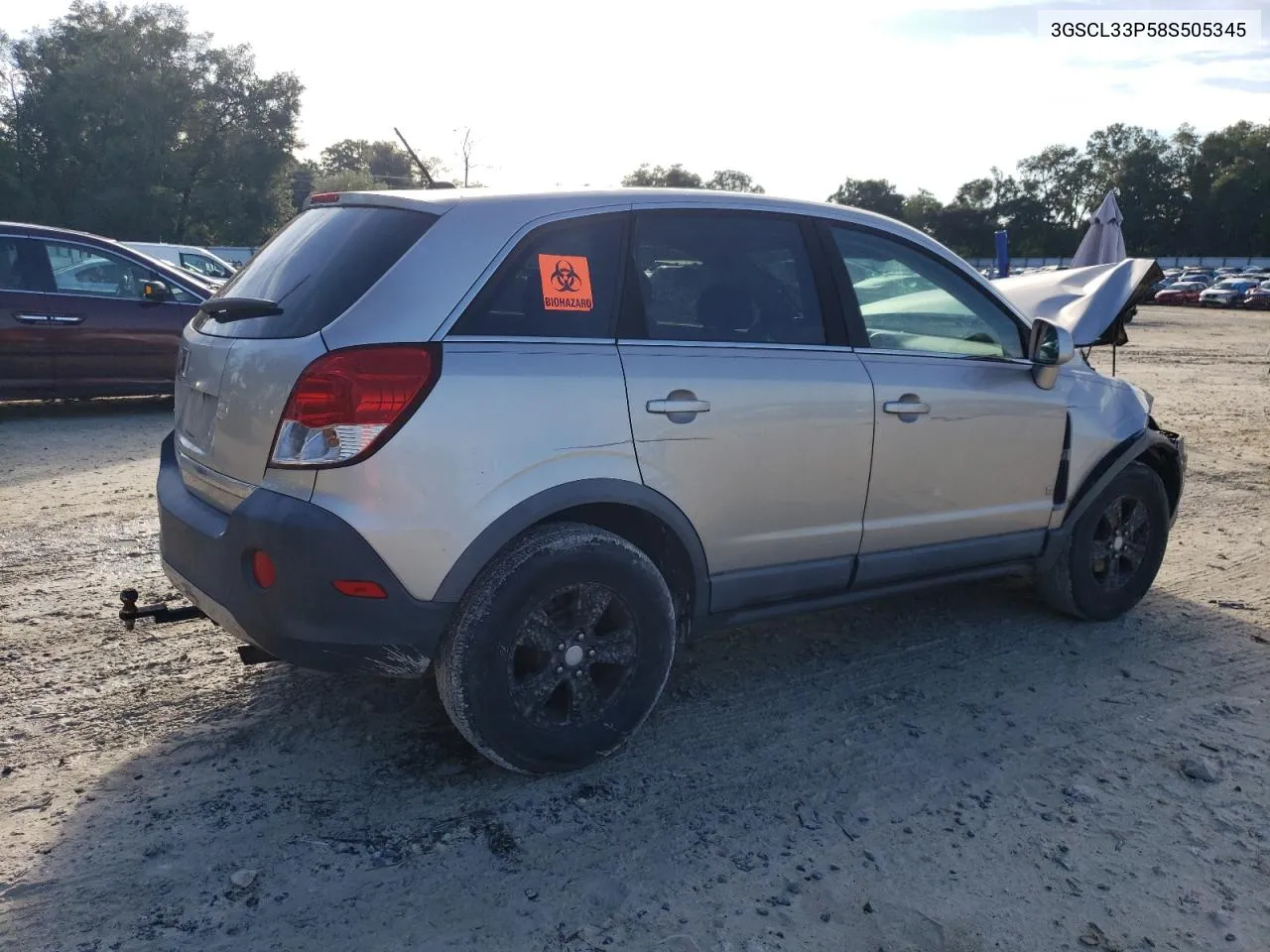 2008 Saturn Vue Xe VIN: 3GSCL33P58S505345 Lot: 74933284