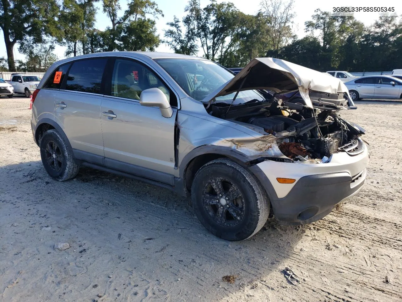 2008 Saturn Vue Xe VIN: 3GSCL33P58S505345 Lot: 74933284