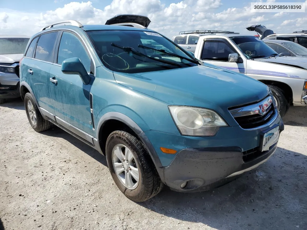 2008 Saturn Vue Xe VIN: 3GSCL33P58S618390 Lot: 75251444