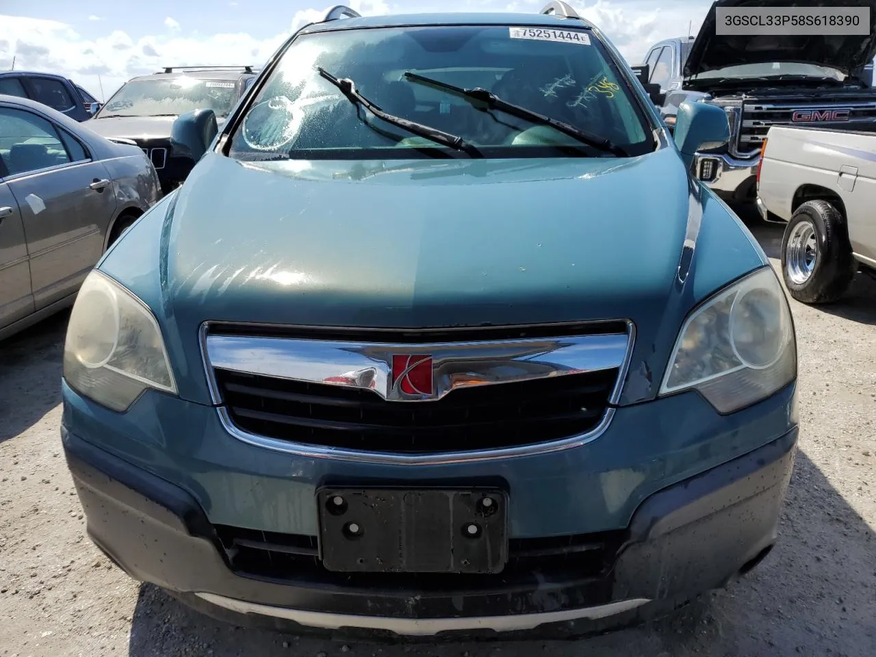 2008 Saturn Vue Xe VIN: 3GSCL33P58S618390 Lot: 75251444