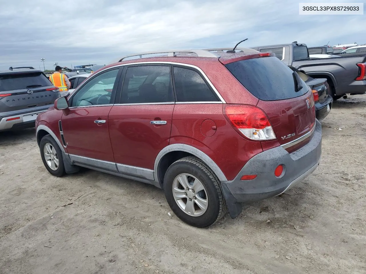 2008 Saturn Vue Xe VIN: 3GSCL33PX8S729033 Lot: 75256454