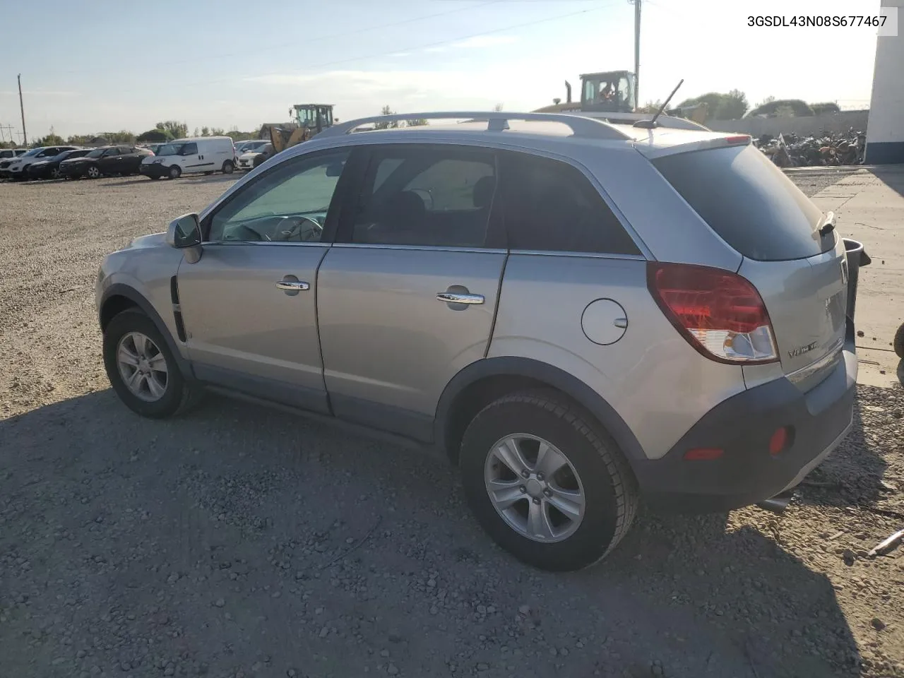 2008 Saturn Vue Xe VIN: 3GSDL43N08S677467 Lot: 75308224