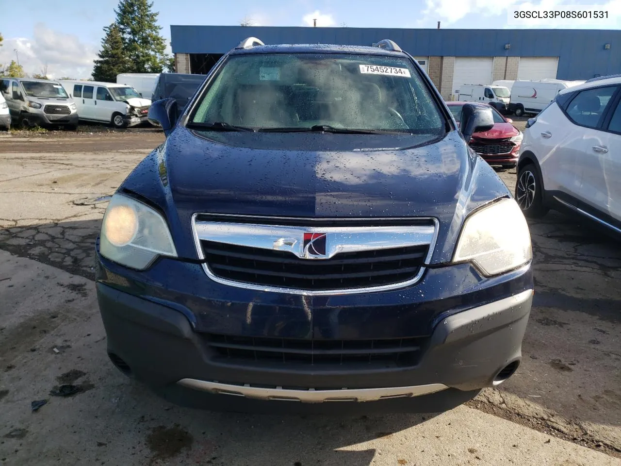 2008 Saturn Vue Xe VIN: 3GSCL33P08S601531 Lot: 75452734