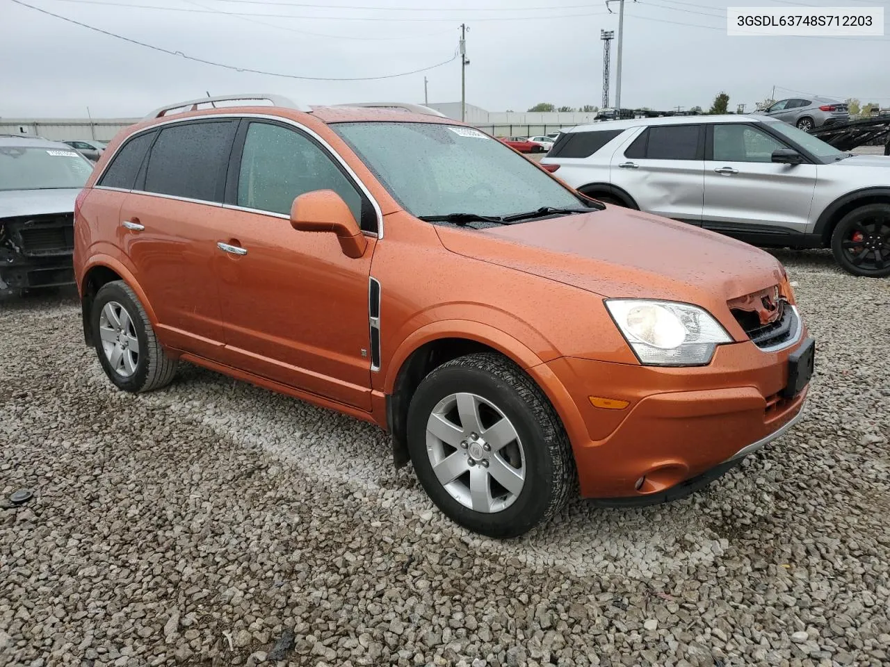 2008 Saturn Vue Xr VIN: 3GSDL63748S712203 Lot: 75750584