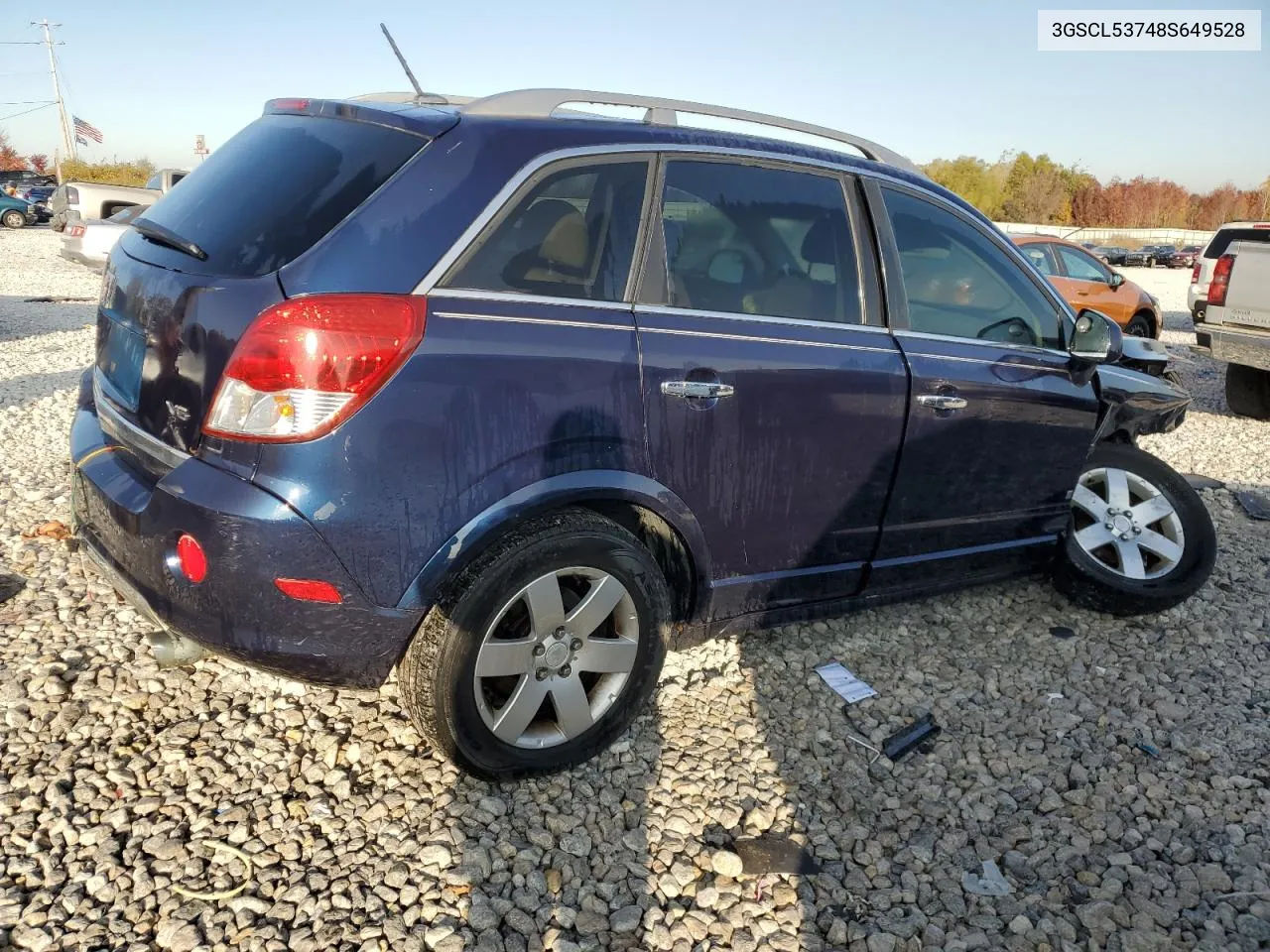 2008 Saturn Vue Xr VIN: 3GSCL53748S649528 Lot: 76075794