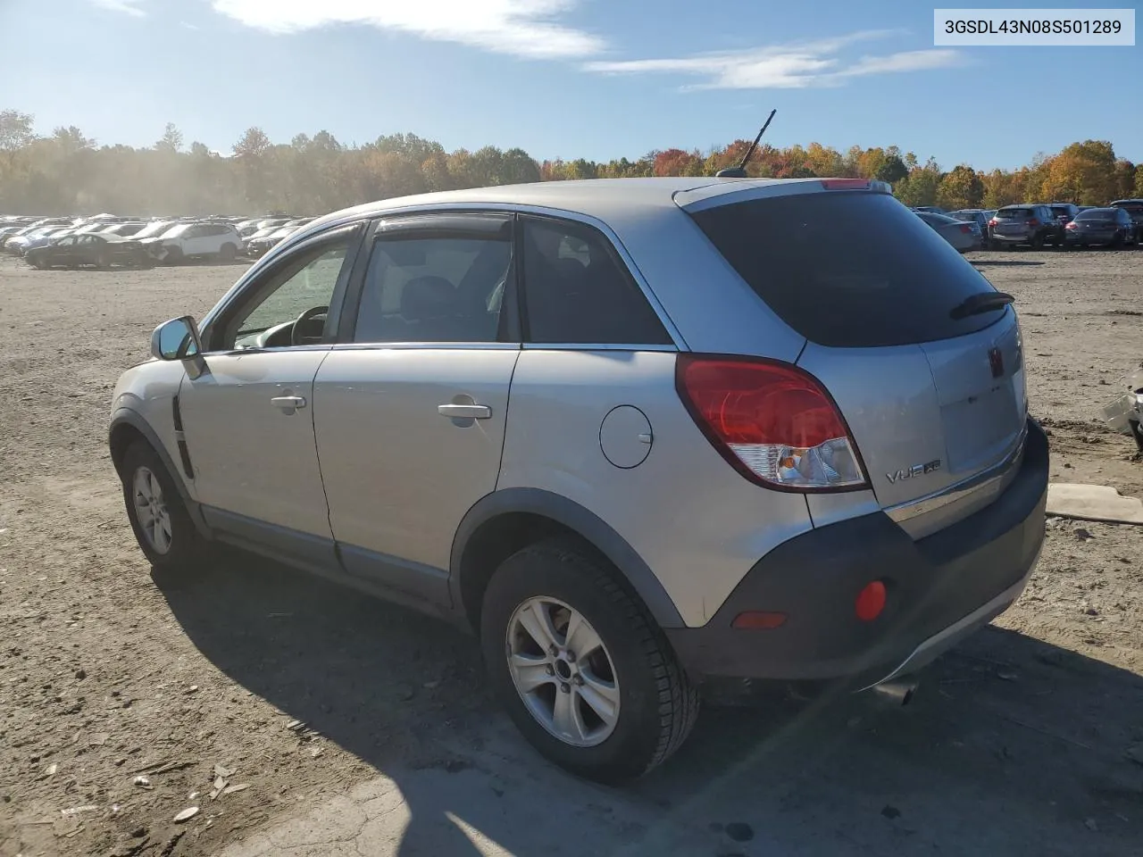 2008 Saturn Vue Xe VIN: 3GSDL43N08S501289 Lot: 76145664