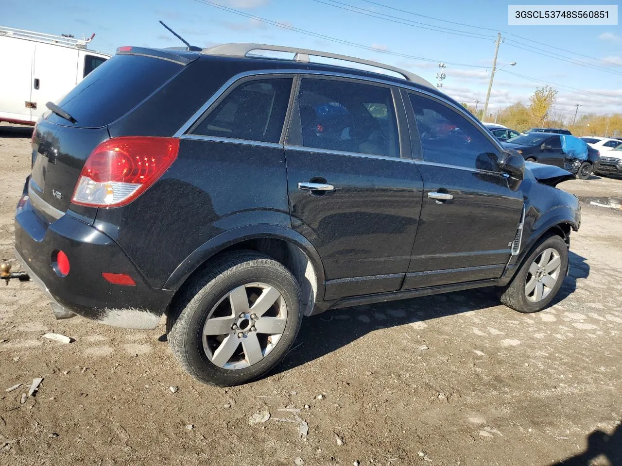 2008 Saturn Vue Xr VIN: 3GSCL53748S560851 Lot: 76257874