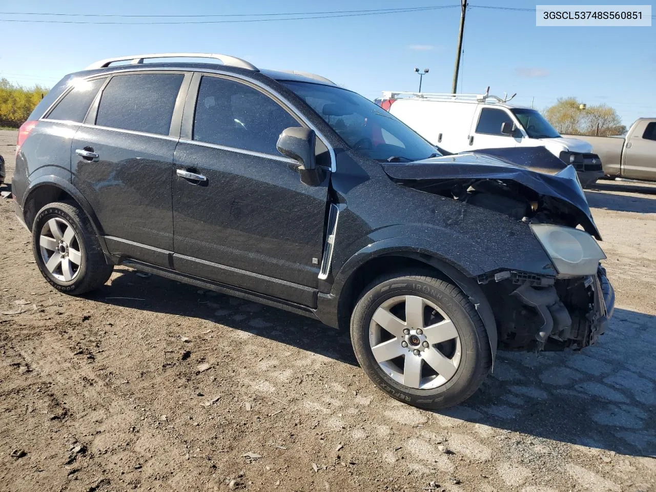 2008 Saturn Vue Xr VIN: 3GSCL53748S560851 Lot: 76257874