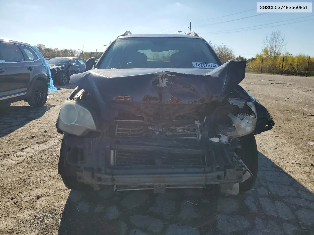 2008 Saturn Vue Xr VIN: 3GSCL53748S560851 Lot: 76257874