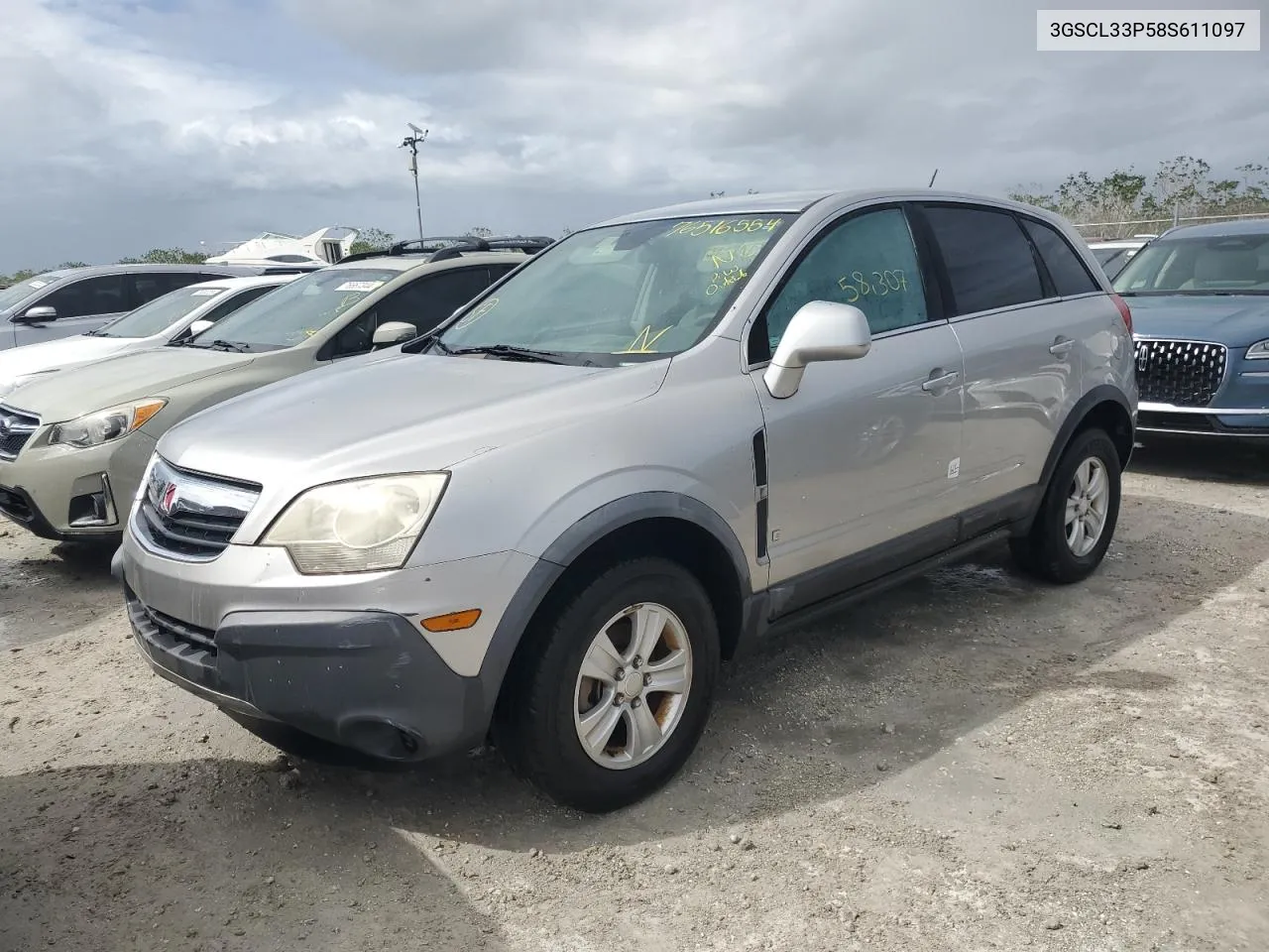 2008 Saturn Vue Xe VIN: 3GSCL33P58S611097 Lot: 76516554