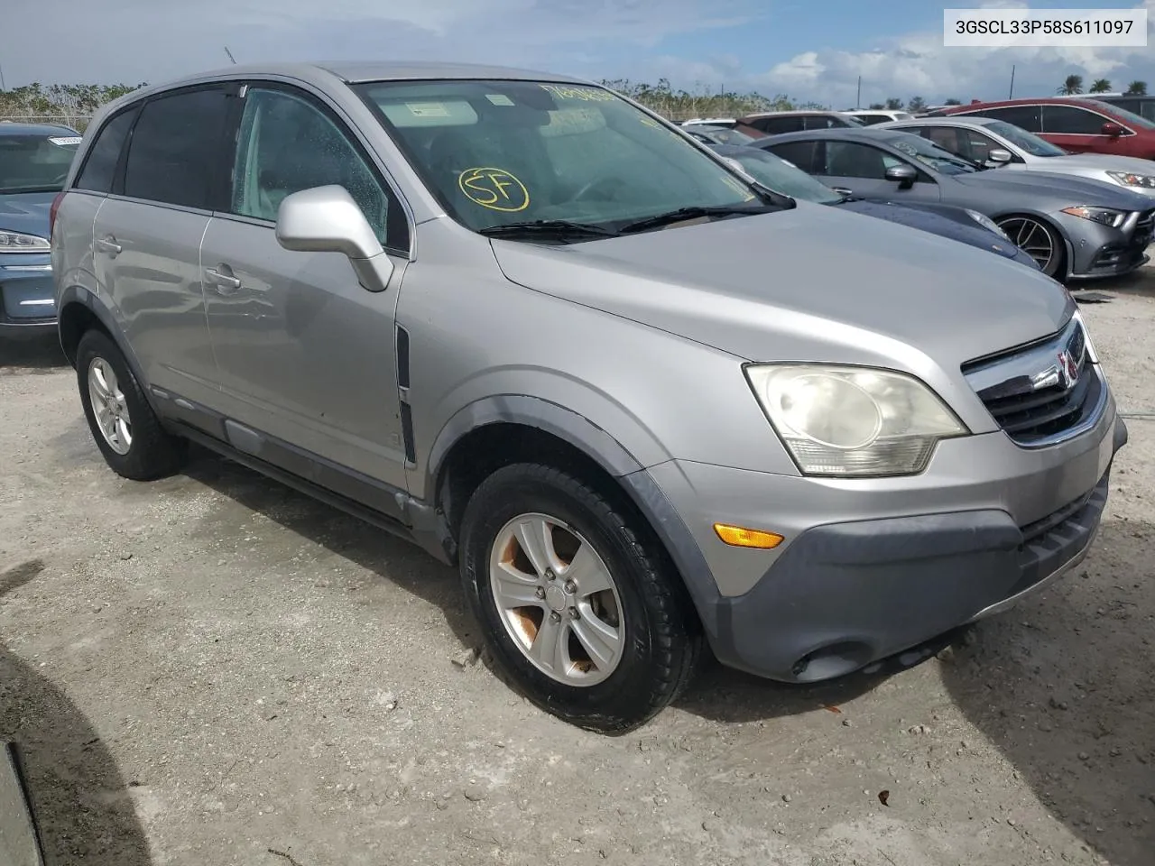 2008 Saturn Vue Xe VIN: 3GSCL33P58S611097 Lot: 76516554