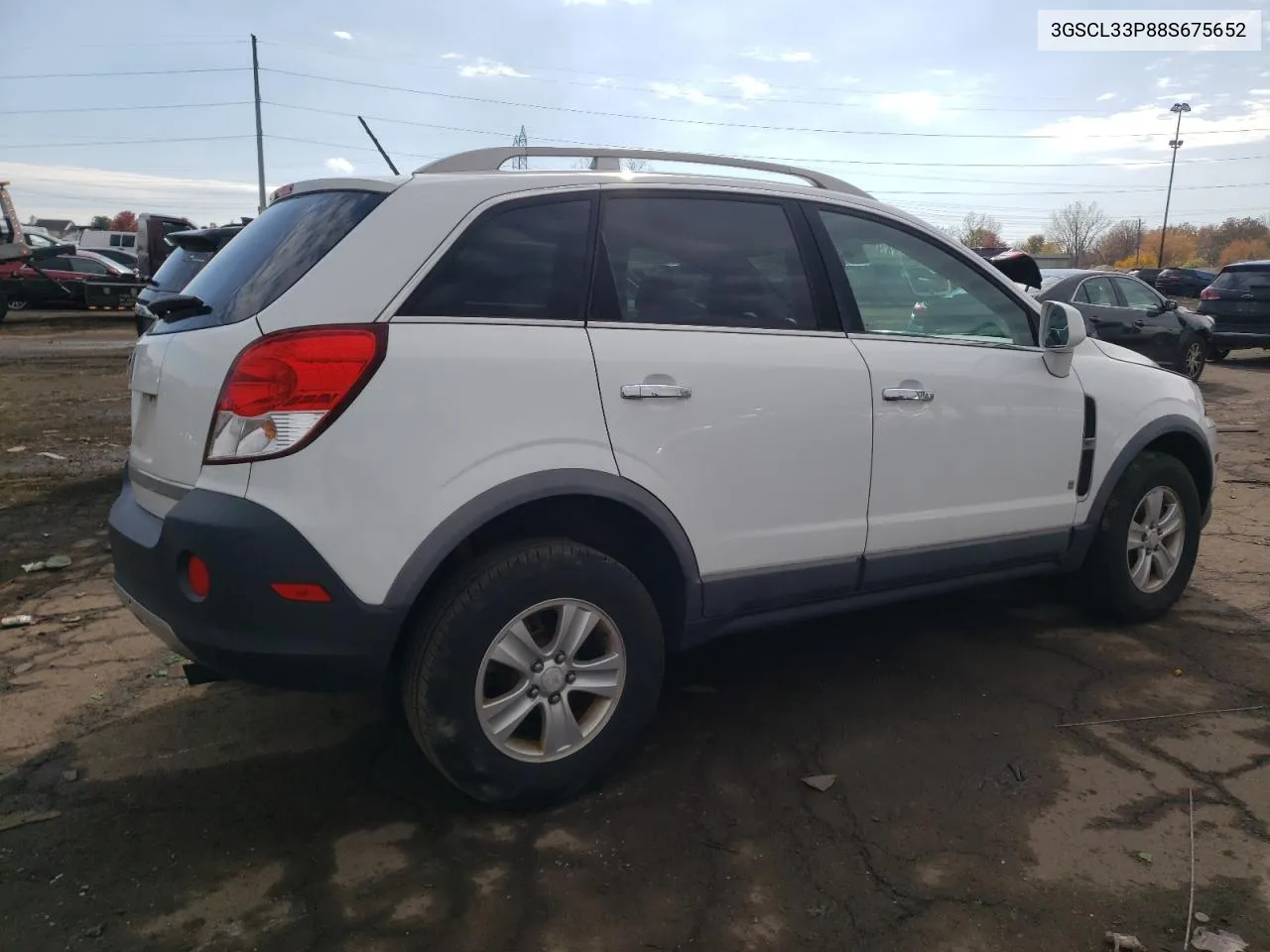 2008 Saturn Vue Xe VIN: 3GSCL33P88S675652 Lot: 77158874