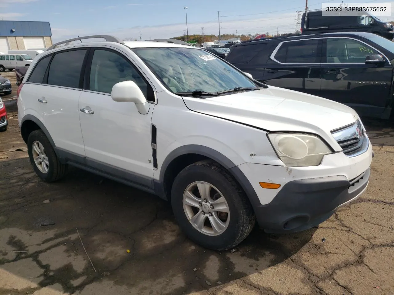 2008 Saturn Vue Xe VIN: 3GSCL33P88S675652 Lot: 77158874