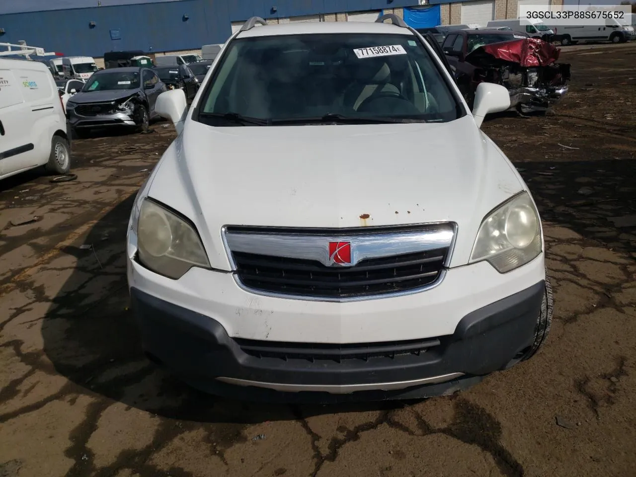 2008 Saturn Vue Xe VIN: 3GSCL33P88S675652 Lot: 77158874