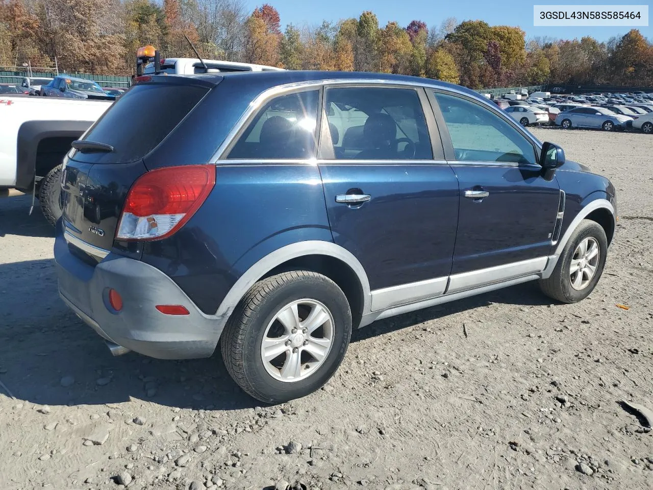 2008 Saturn Vue Xe VIN: 3GSDL43N58S585464 Lot: 77392844