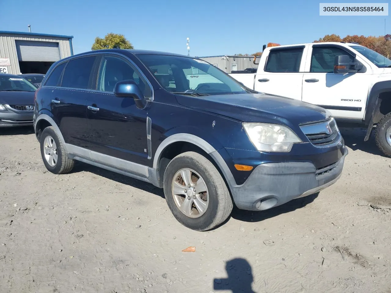 2008 Saturn Vue Xe VIN: 3GSDL43N58S585464 Lot: 77392844