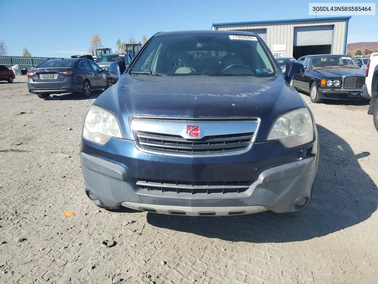 2008 Saturn Vue Xe VIN: 3GSDL43N58S585464 Lot: 77392844