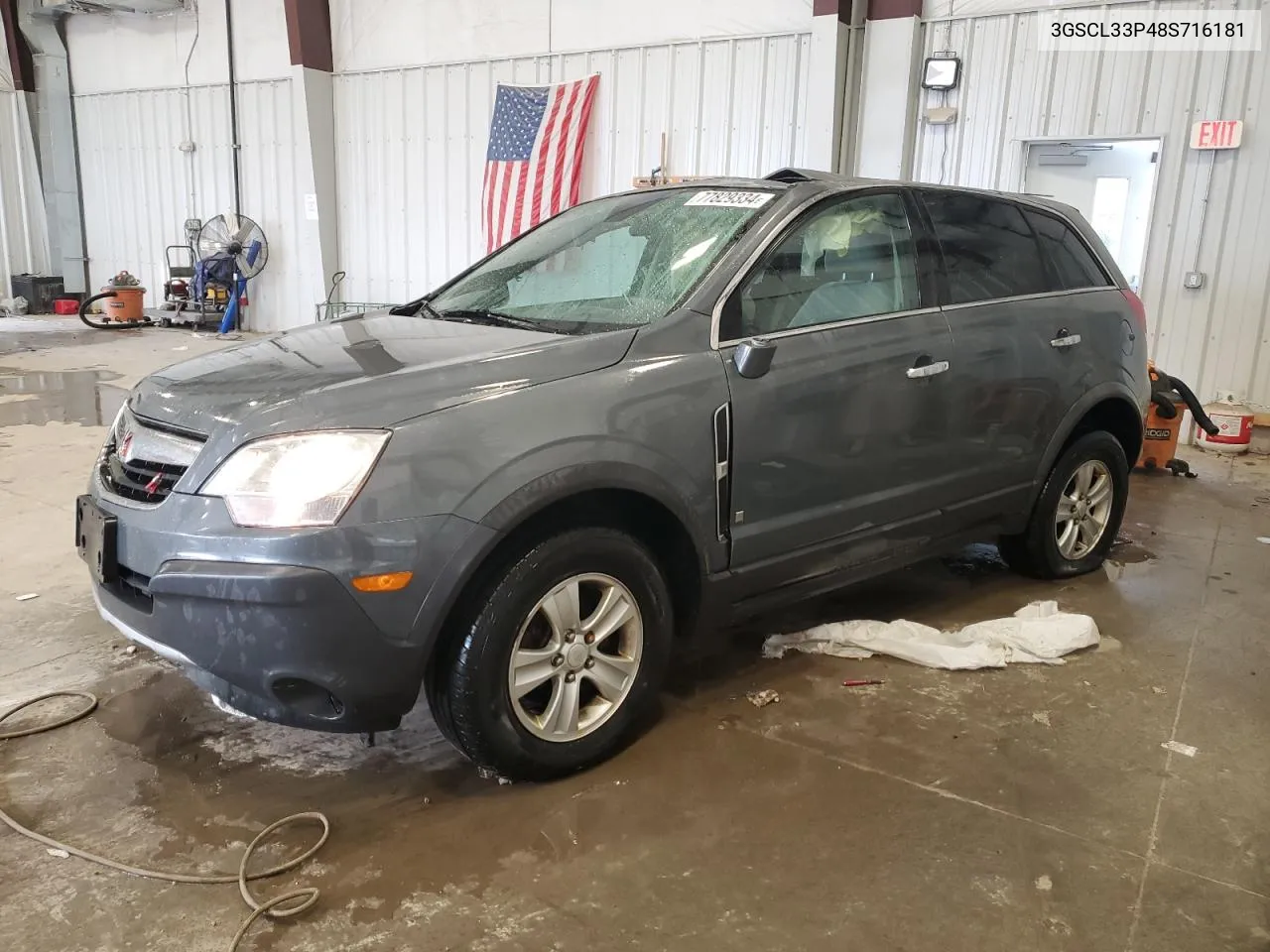 2008 Saturn Vue Xe VIN: 3GSCL33P48S716181 Lot: 77829334