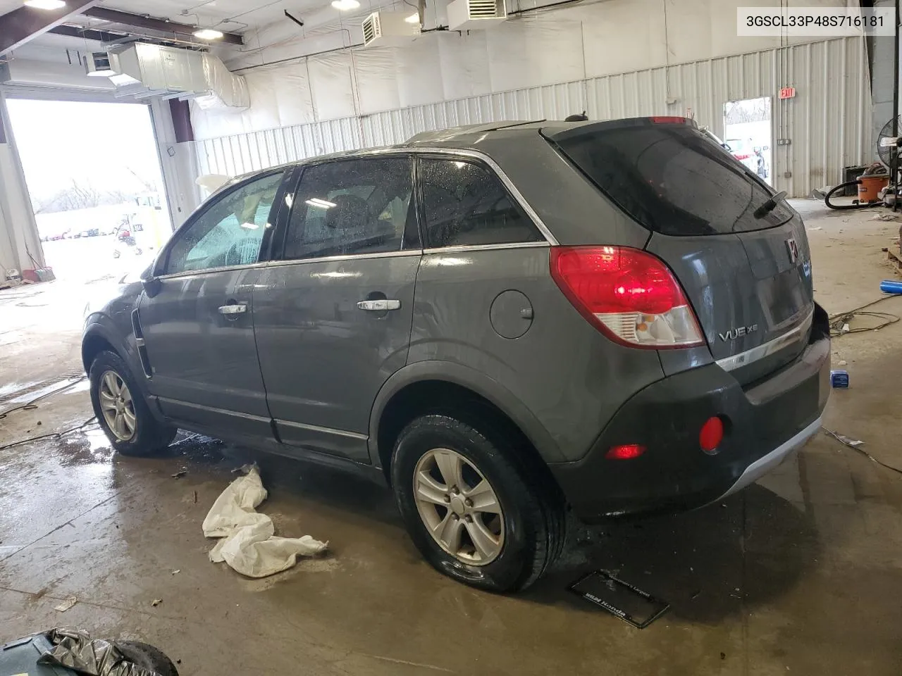 2008 Saturn Vue Xe VIN: 3GSCL33P48S716181 Lot: 77829334