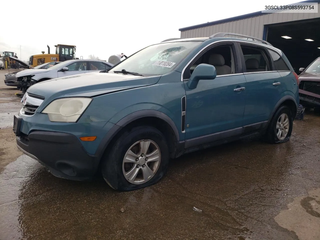 2008 Saturn Vue Xe VIN: 3GSCL33P08S593754 Lot: 78078284