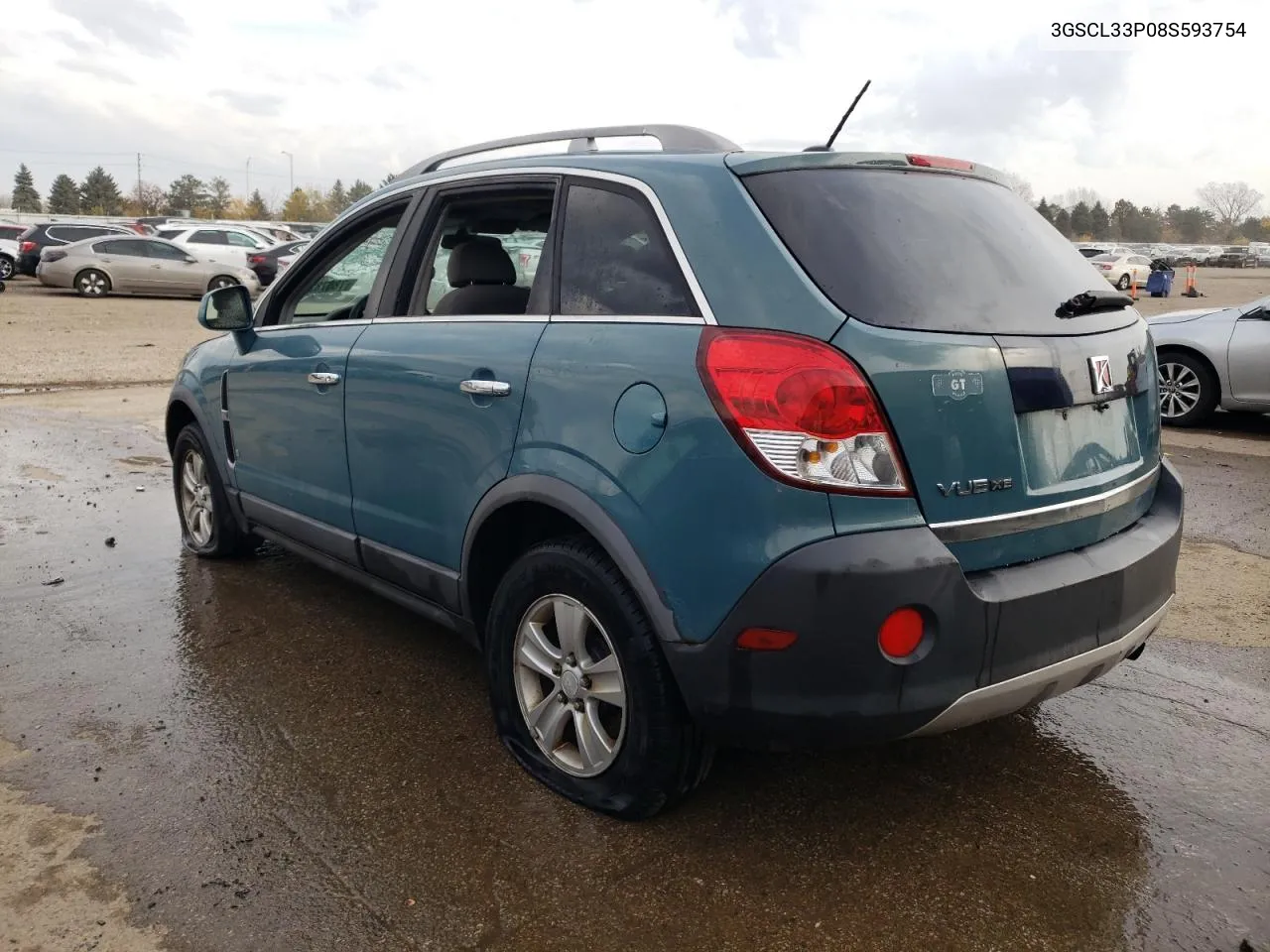 2008 Saturn Vue Xe VIN: 3GSCL33P08S593754 Lot: 78078284