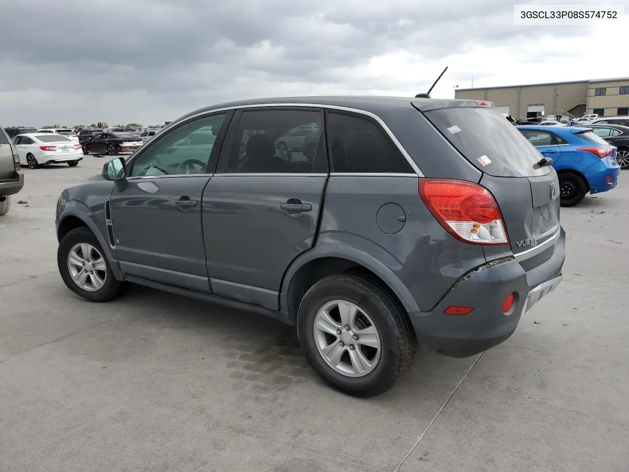 2008 Saturn Vue Xe VIN: 3GSCL33P08S574752 Lot: 78176624