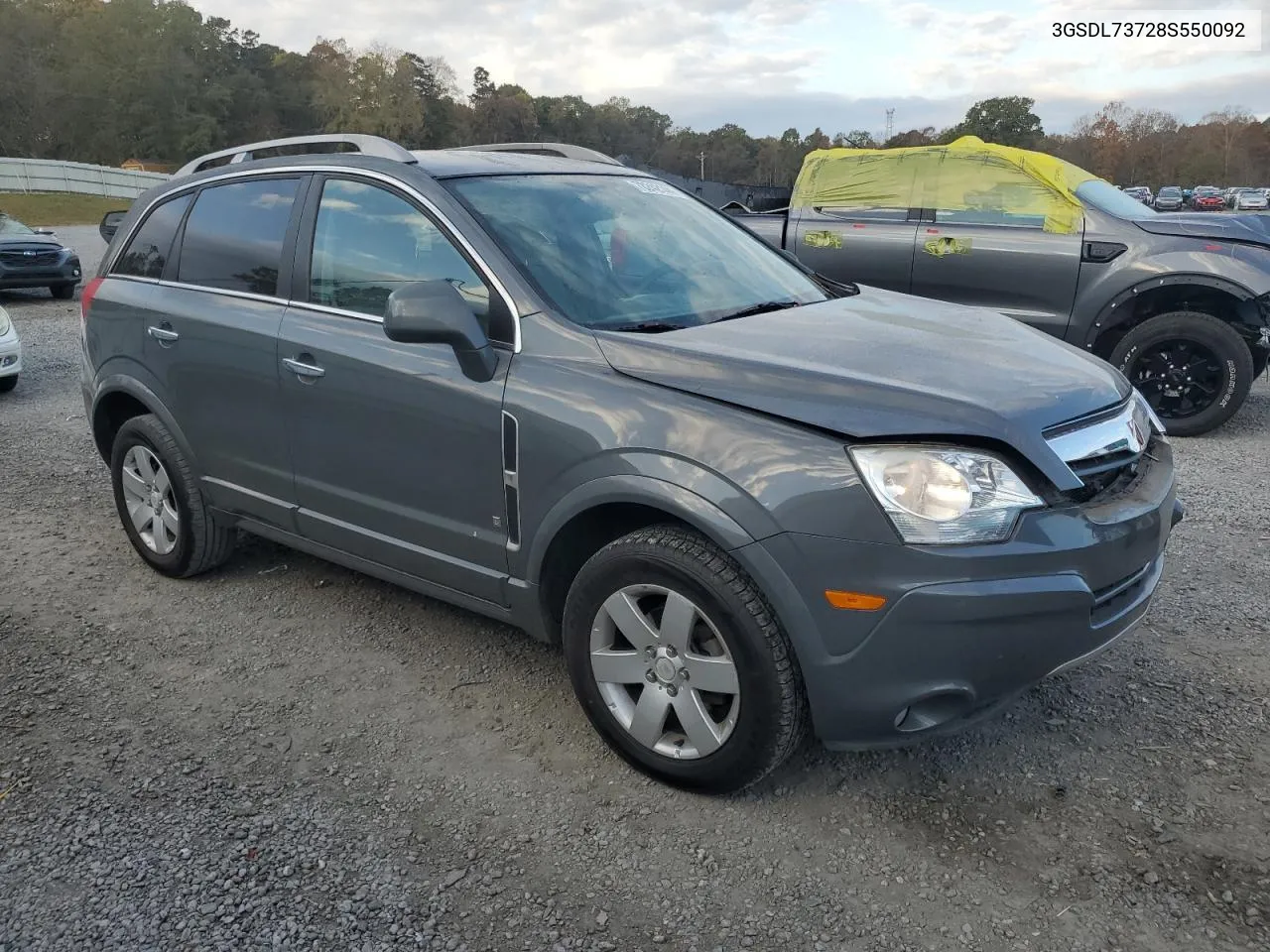 2008 Saturn Vue Xr VIN: 3GSDL73728S550092 Lot: 78242144