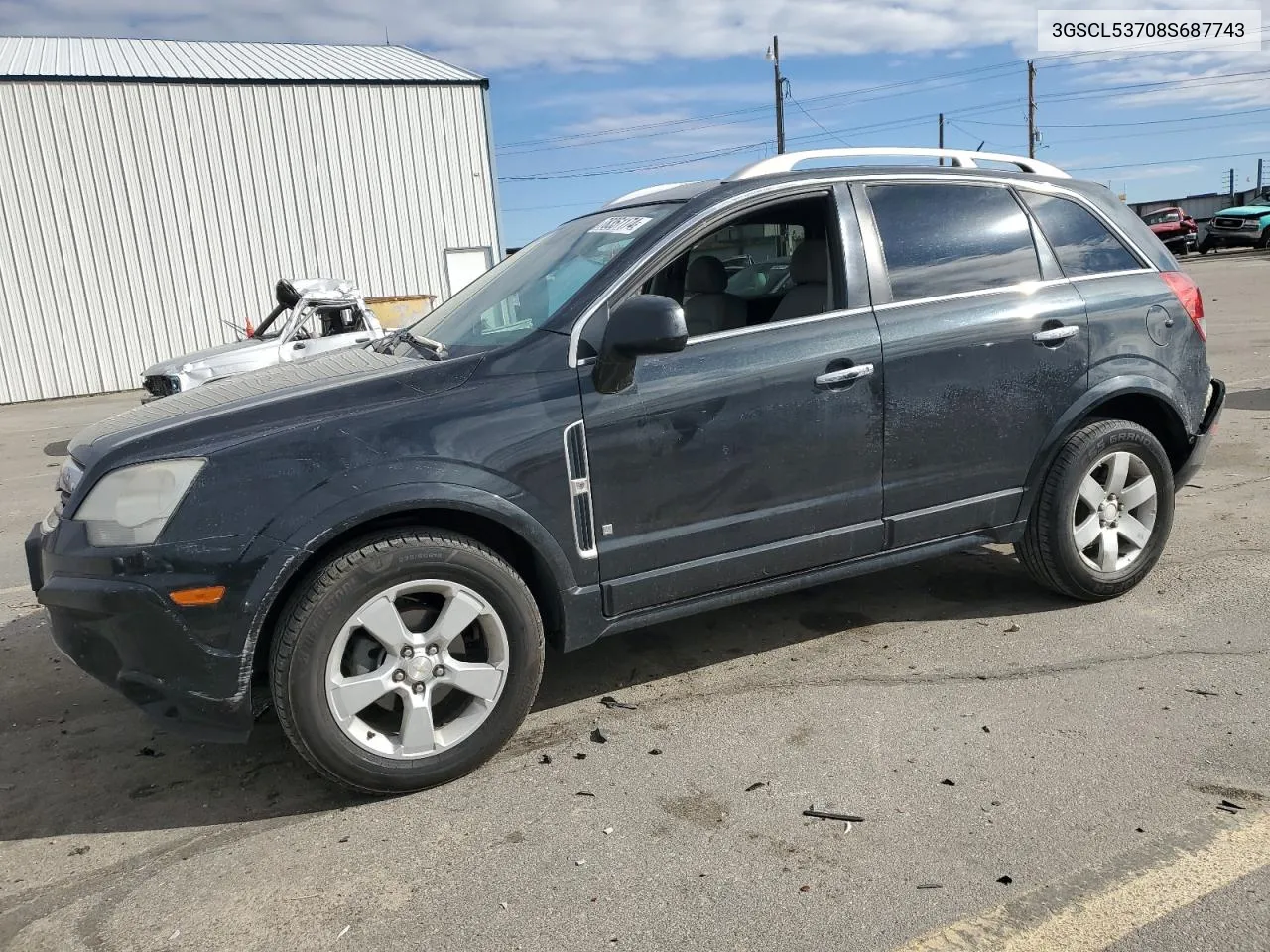 2008 Saturn Vue Xr VIN: 3GSCL53708S687743 Lot: 78351174